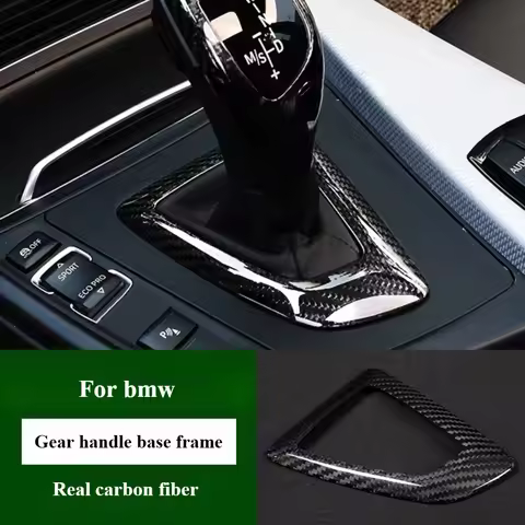 Suitable for BMW 1 2 3 4 Series F30 F20 F22 F23 F31 F34 GT F32 F33 Interior Center Shift Panel Carbo