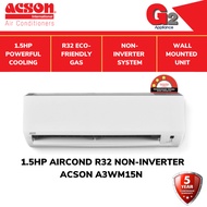ACSON R32 AIR CONDITIONER 1HP [A3WM10N/A3LC10FN] / 1.5HP [A3WM15N/A3LC15F] / 2.0HP [A3WM20N/A3LC20C]