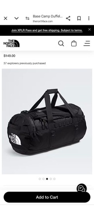North Face Base Camp Duffel Bag 71 L