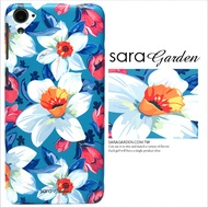 【Sara Garden】客製化 手機殼 Samsung 三星 Galaxy A50 湖水藍碎花 保護殼 硬殼