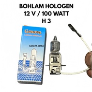 GENOVA H3 HALOGEN BULB 12V 55WATT & 100WATT