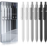 MIUTME 6Pcs Gel Pens, Retractable Gel Pens Quick Dry Ink Pens Fine Point Premium Smooth Writing Pens
