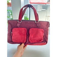 Authentic Club Monaco suede leather Handbag