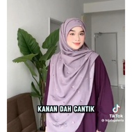 FAST SHIPPING HIJAB GALERIA TUDUNG BAWAL COTTON DAUN BIDANG 60