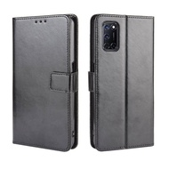 For OPPO A92 Case Flip Wallet PU Leather Back Cover OPPO A92 A 92 OPPOA92 Phone Casing