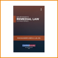 ∪ ╲ ∤ Bar Reviewer in Remedial Law (Syllabus-Based) Volume 1 (2024) by Dean Salvador N. Moya II, LL