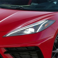 TPU Blackened Headlight Taillight Foglight Protective Film For Chevrolet Corvette C7 C8 2014-Present