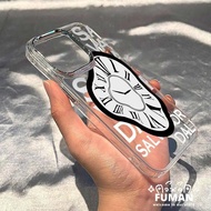 Twisted Clock Plating Phone Case For Samsung Galaxy S26 S25 Edge S24 S23 S22 S21 S10 Plus S20 FE F55