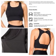 (size M-CD) Decathlon Crop Top Sports Bra 長身運動內衣中碼