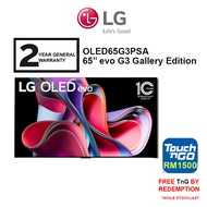 LG OLED evo G3 65'' OLED65G3PSA 4K UHD Smart TV (2023) / G2 OLED65G2PSA Gallery Edition Television (FREE TNG BY REDEEM)