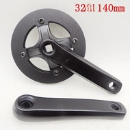 [HOT SALE] 140mm Square Taper Bicycle Crank 28T 30T 32T Aluminum Chainring for Youth
