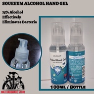 (Ready Stock) Soueeum Water Base 100ml 75% Alcohol Sanitiser Gel Alcohol Hand Gel Hand Sanitizer Gel