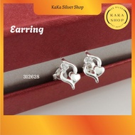 925 Silver CZ White Stones Earring (312628) | Subang Batu CZ Putih Perak 925 |