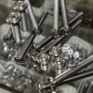 M10 DRAT14 SLIM bolts 3cm to 6cm long stainless pitch 1.5