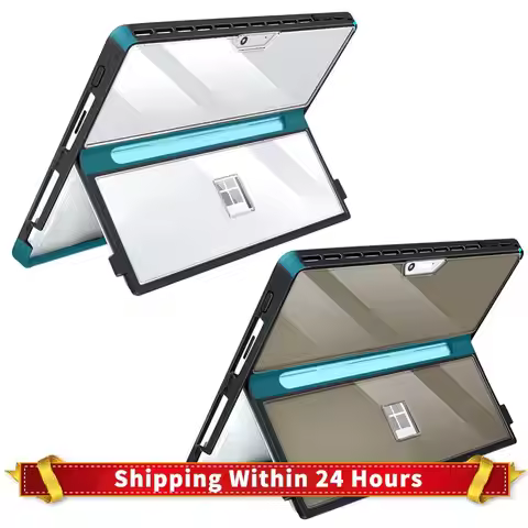 Case for Microsoft Surface Pro 11/10/9/8 13 Inch Shockproof Protection Shell Cover Compatible with T