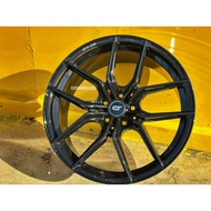 New Car Sport Rim Flow Forming CT PREMIUM WHEELS CTW-12FF 19x8.5J 5x108 ET40 PIANO BLACK - READY STO
