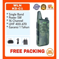 HT WLN KD C1 Single Band UHF(Free Earset) Jungle Camouflage 5Watt Walkie Talkie Handy talky | WLAN K