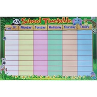 SCHOOL TIME TABLE CHART'S
