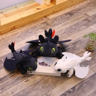 【In Stock】 65Cm How To Train Your Dragon Toothless Night Fury Stuffed Plush Toy Doll Soft Toys