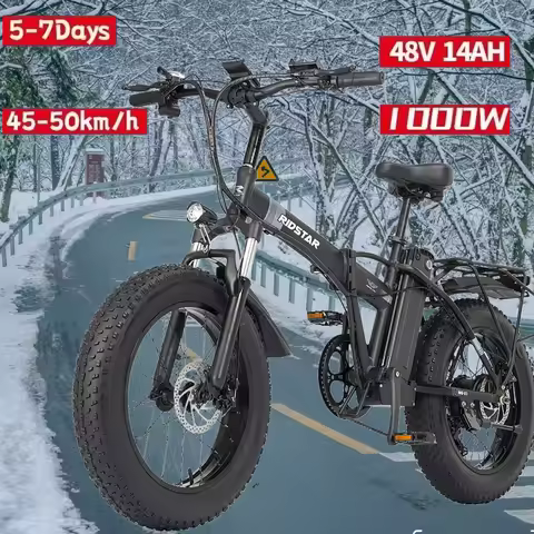 Ridstar G20 Folding Electric Bicycle 1000W motor 48V15AH lithium battery city Electric bicycle 20-in