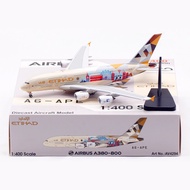 Ready Stock Sale-Aviation 1: 400 Atihad Airlines A380 A6-APD A6-APE High-End Collection Display