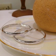 Korea Trendy Hoop Earring in Silver