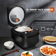 💥Rice cooker large-capacity 5L rice cooker home smart rice cooker reservation rice cooker multi-func