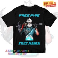 Children's T-shirts FF Children's Clothes Free Fire Skin Bundle Free Name / FF Character Free Fire T