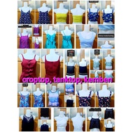 Tank top, crop top, crop top, polka tank top, floral tank top, crop jeans, tank top, tube top, beach