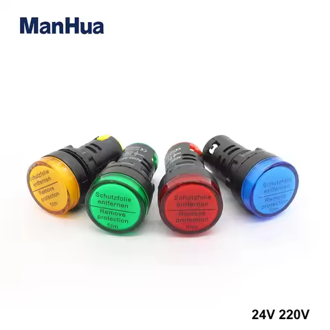 ManHua AD22-22DS (AD16-22DS) 24V / 220V LED indicator power indicator 4 color signal lights