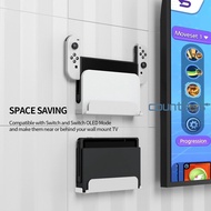 Game Console Wall Mount Bracket Universal Fit for Nintendo Switch/Nintendo Switch OLED Host TV Box Wall Mount [countless.sg]