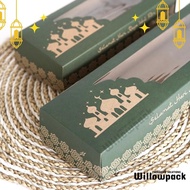 New Products Box Eid Al-Fitr Brownies Box 30x10x5 (Contents 20 pcs) Window Kraft 290gsm Cardboard Lamination