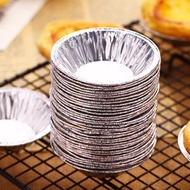 Disposable Tinfoil Egg Tart Holder Mold High Temperature Resistant Egg Tart Aluminum Mold Holder Hai
