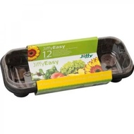 Authentic Jiffy Mini greenhouse Jiffy Easy with 12 Jiffy peat pellets for easy germination