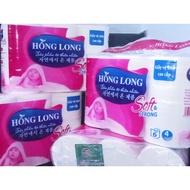 Hong Long High-Class Toilet Paper Tornado, 6 Coreless Rolls, 4 Layers