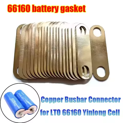 1PCS LTO 66160 Battery Bus Bar Strap Pole Contact 65mm Hole Distance for Yinlong Cell 12/36/24/48V/7