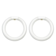 2pcs FC8T9/CW Circular Fluorescent Light Bulb8Inch Round T9 22W Circline Bulbs Replacement for Circl
