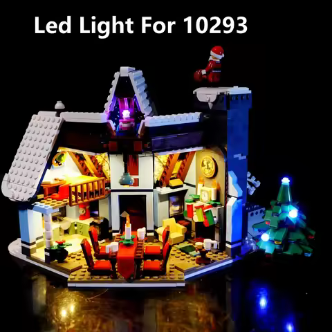 LED Light For LEGO 10293 Santa’s Visit Lamp Building Bricks (Not Include Block Model)