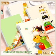 A5 B5 Cartoon Cat Binder Notebook School Writing Notebook Aesthetic/Notebook Binder Book