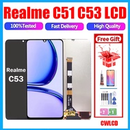 Original LCD For OPPO Realme C51 / C53 LCD Display Touch Screen Digitizer Assembly Replacement Narz 