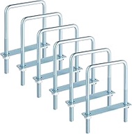 6 Pcs Square u-Bolts Zinc Plated, U Bolt Carbon Steel for Sailboat Trailers, Tube, Industrial Suppli
