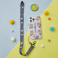 蠟筆小新動感飛踢設計可拆式手機長掛繩/背帶