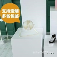 Display Table Wooden Exhibition Cabinet Commercial Floor Base Display Rectangular Lacquer Model Whit