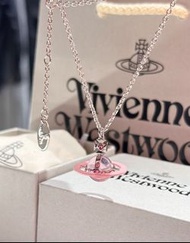 Vivienne Westwood 德國粉色琺瑯球形項鍊