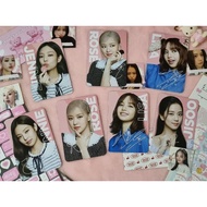 [Read Desc] wts blackpink oreo photocards jennie rosè rose lisa jisoo bp photocard pc pcs kpop chaeyoung official born pink