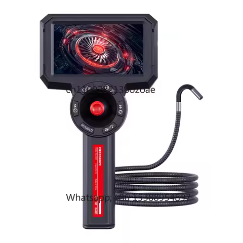 2026 4.5-inch Display 3.9mm 2m Joystick Articulating Borescope HD Endoscope Camera For Pipe, Engine 