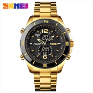 Jam Tangan Pria SKMEI 1670 Stainless Steel Analog Digital SKMEI Original