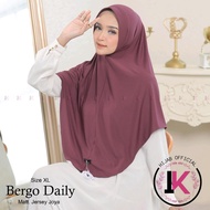 IK Hijab Bergo Daily Size XL Jersey Joya Premium Cool Soft Not see-through comfortable to wear all d
