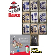 (3.5KG) COLOUR GROUT DAVCO FLOOR & WALL GROUT JOINT FILLER