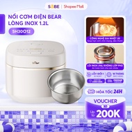 [KOL] BEAR 1.2L Stainless Steel Rice Cooker RC-5H30O12